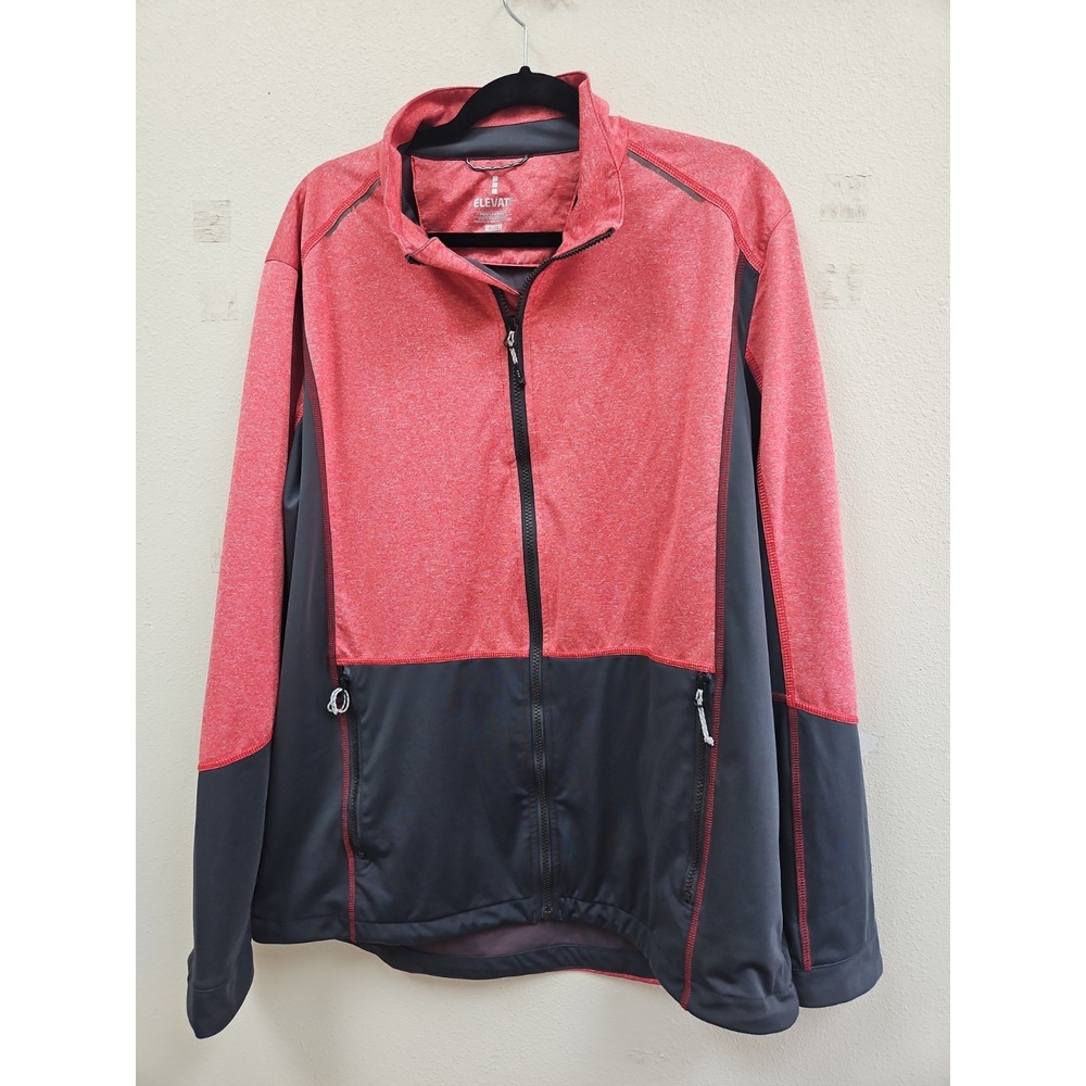 Elevate Athletic Jacket Full Zip Stretch Lightweight Mens XL